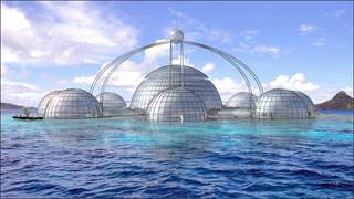 Illustration for article titled Gorgeous Concept Designs for Underwater Cities